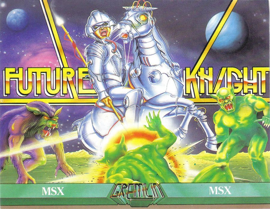 Caratula de Future Knight para MSX
