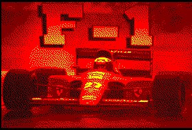 Pantallazo de G.P. Formula 1 Simulator para Amstrad CPC