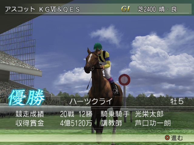 Pantallazo de G1 Jockey 4 2006 (Japonés) para PlayStation 2
