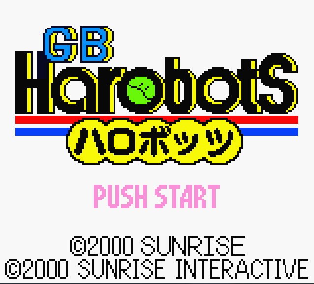 Pantallazo de GB Harobots para Game Boy Color