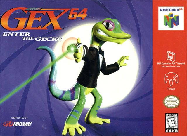 Caratula de GEX 64: Enter the Gecko para Nintendo 64
