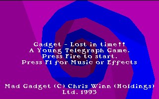 Pantallazo de Gadget - Lost in Time para Amiga
