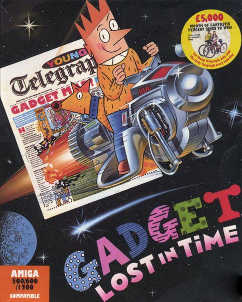 Caratula de Gadget - Lost in Time para Amiga