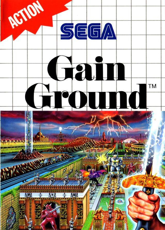 Caratula de Gain Ground para Sega Master System