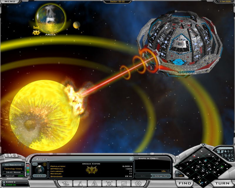 Pantallazo de Galactic Civilizations 2: Twilight of the Arnor para PC