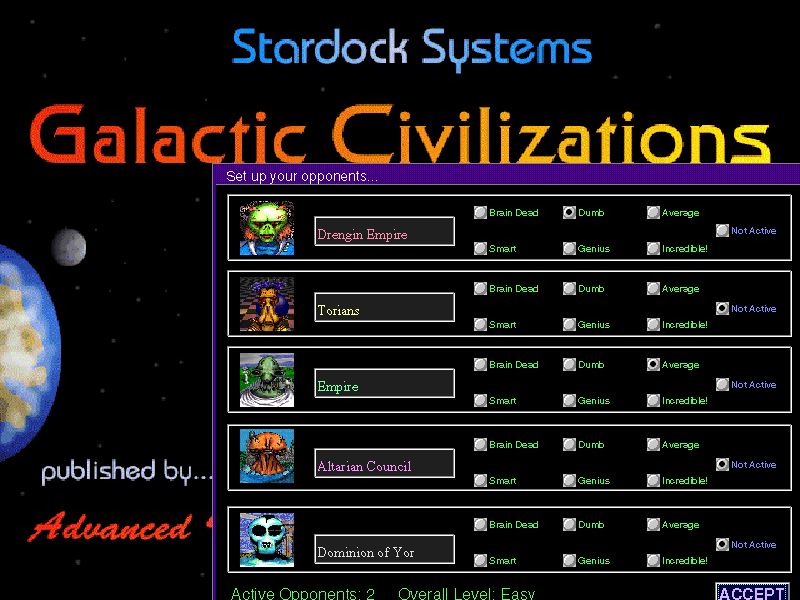 Pantallazo de Galactic Civilizations para PC