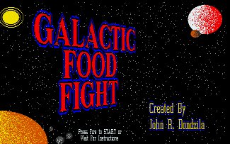 Pantallazo de Galactic Food Fight para Amiga
