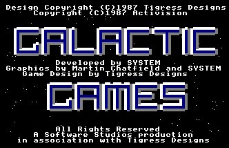 Pantallazo de Galactic Games para Amstrad CPC