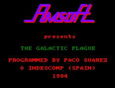 Pantallazo de Galactic Plague, The para Amstrad CPC
