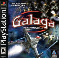 Caratula de Galaga: Destination EARTH para PlayStation