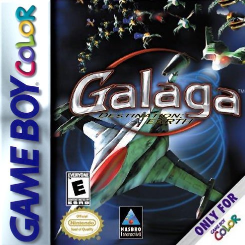 Caratula de Galaga: Destination Earth para Game Boy Color