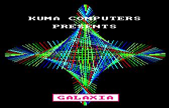 Pantallazo de Galaxia para Amstrad CPC