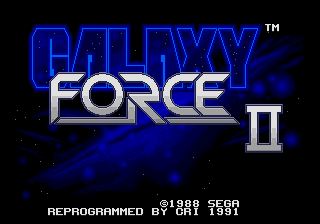 Pantallazo de Galaxy Force II para Sega Megadrive