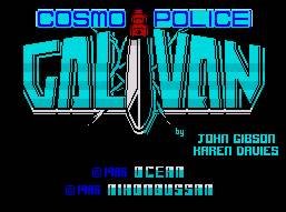 Pantallazo de Galivan - Cosmo Police para Spectrum