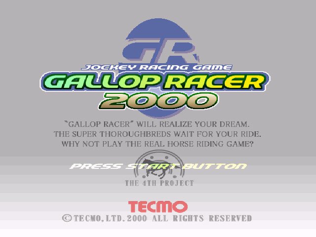 Pantallazo de Gallop Racer 2000 para PlayStation