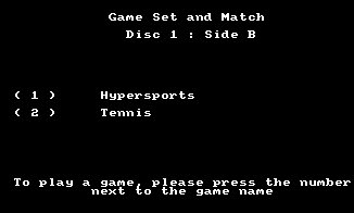 Pantallazo de Game, Set And Match para Amstrad CPC