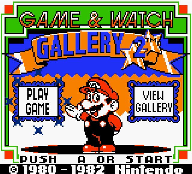 Pantallazo de Game & Watch Gallery 2 para Game Boy Color