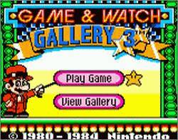 Pantallazo de Game & Watch Gallery 3 para Game Boy Color