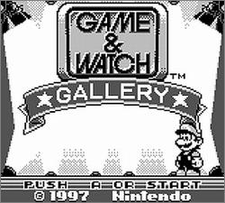 Pantallazo de Game & Watch Gallery para Game Boy