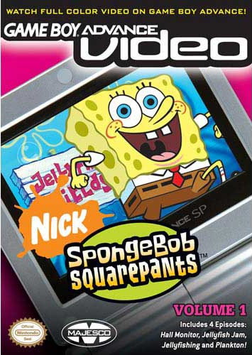 Caratula de Game Boy Advanced Video - SpongeBob SquarePants Volume 1 para Game Boy Advance
