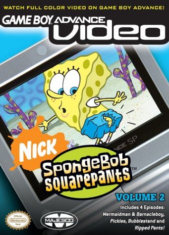 Caratula de Game Boy Advanced Video - SpongeBob SquarePants Volume 2 para Game Boy Advance