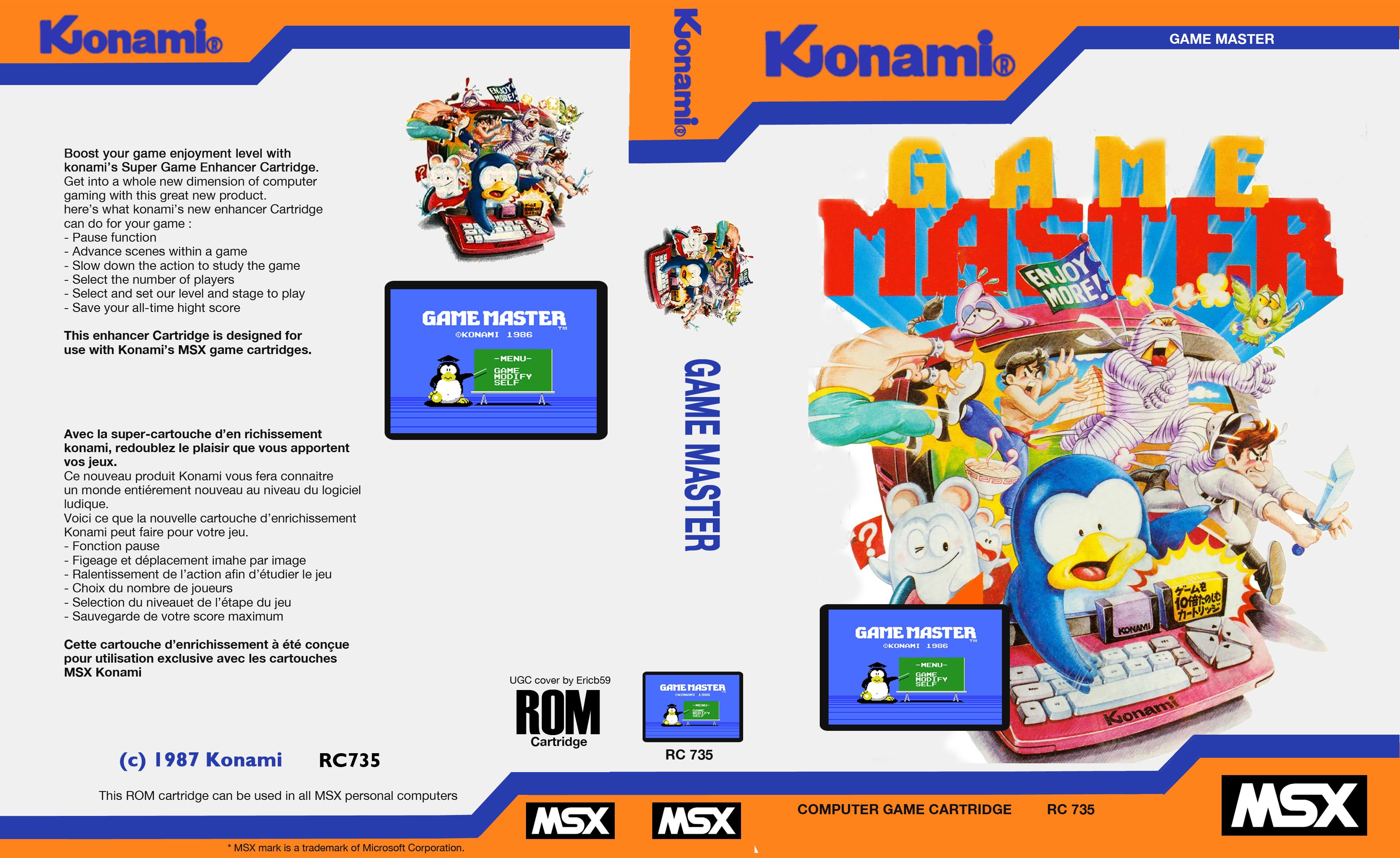 Caratula de Game Master para MSX