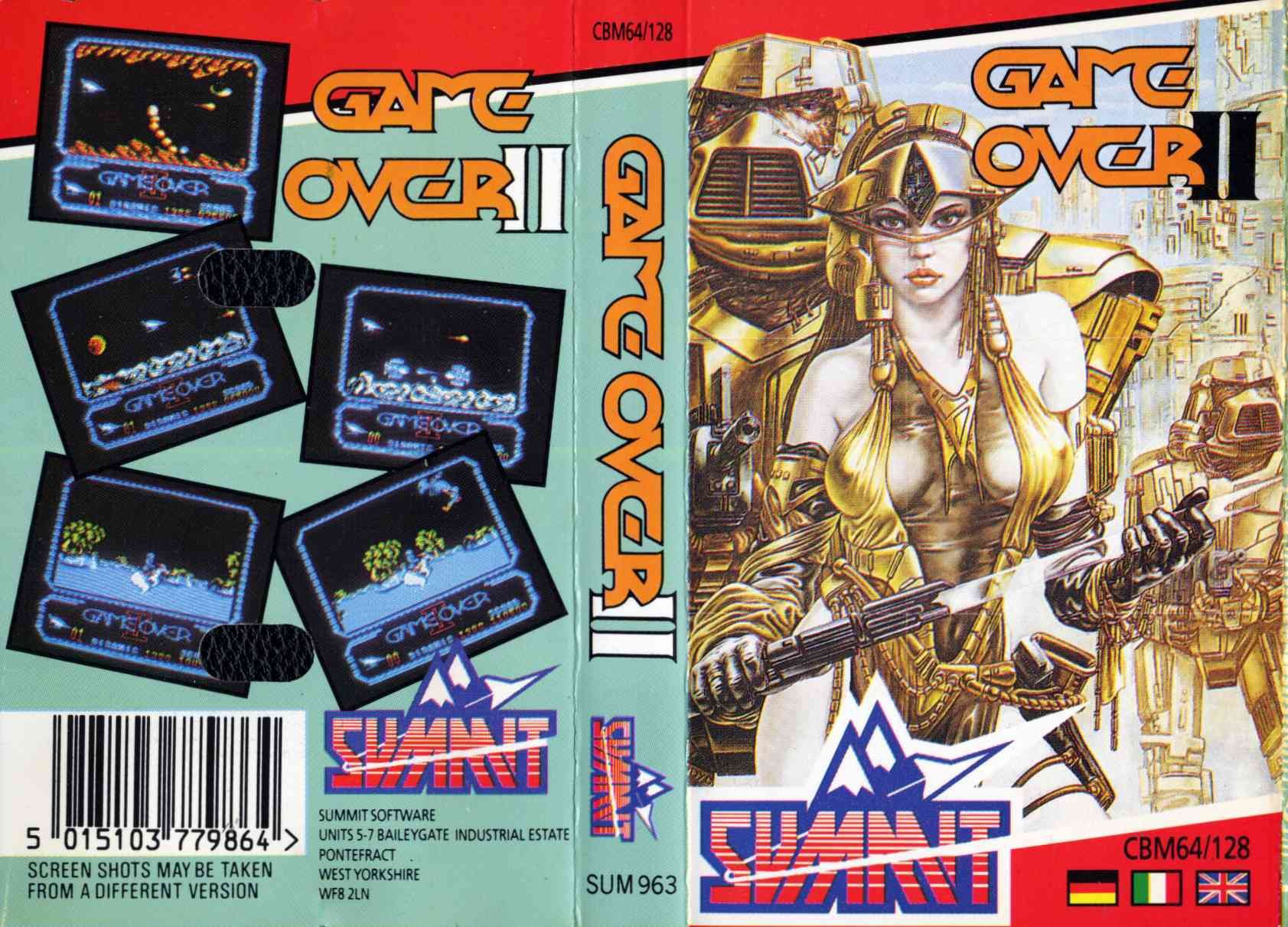 Caratula de Game Over II para Commodore 64