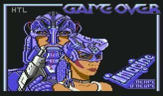 Pantallazo de Game Over para Commodore 64