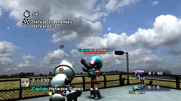 Pantallazo de Gamerbots: Third Robot Shooting (Xbox Live Arcade) para Xbox 360