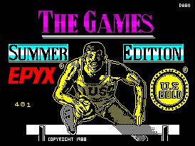 Pantallazo de Games - Summer Edition, The para Spectrum