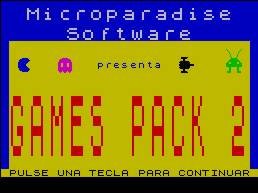 Pantallazo de Games Pack 2 para Spectrum