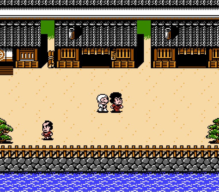 Pantallazo de Ganbare Goemon Gaiden: Kieta Ougon Kiseru para Nintendo (NES)