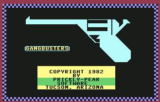 Pantallazo de Gangbusters para Commodore 64