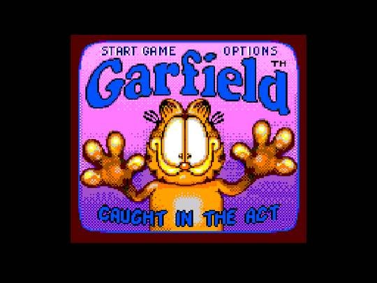 Pantallazo de Garfield: Caught in the Act para Gamegear