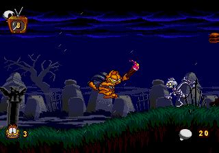Pantallazo de Garfield: Caught in the Act para Sega Megadrive
