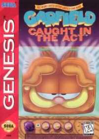 Caratula de Garfield: Caught in the Act para Sega Megadrive