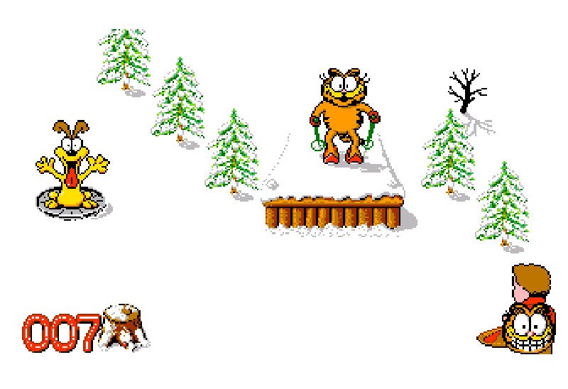 Pantallazo de Garfield: Winter's Tail para Amiga