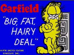 Pantallazo de Garfield - Big, Fat, Hairy Deal para Spectrum