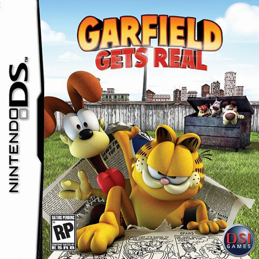 Caratula de Garfield Gets Real para Nintendo DS