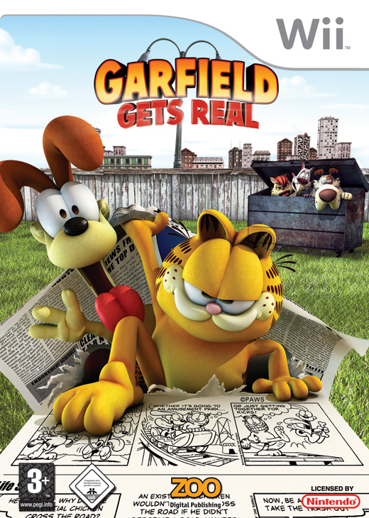 Caratula de Garfield Gets Real para Wii