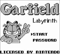 Pantallazo de Garfield Labyrinth para Game Boy