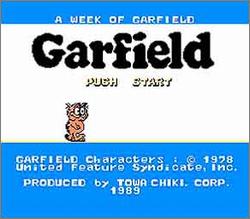 Pantallazo de Garfield no Isshukan: A Week of Garfield para Nintendo (NES)