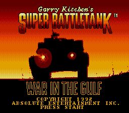 Pantallazo de Garry Kitchen's Super Battletank: War in the Gulf para Sega Megadrive