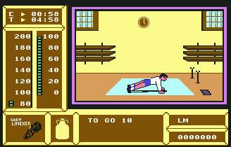 Pantallazo de Gary Lineker's Super Skills para Commodore 64