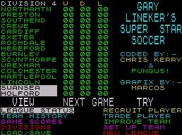 Pantallazo de Gary Lineker's Super Star Soccer para Spectrum