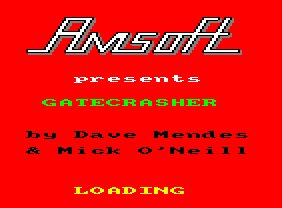 Pantallazo de Gate Crasher para Amstrad CPC