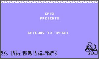 Pantallazo de Gateway to Apshai para Commodore 64