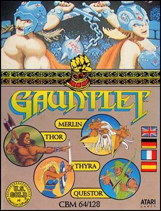 Caratula de Gauntlet para Commodore 64