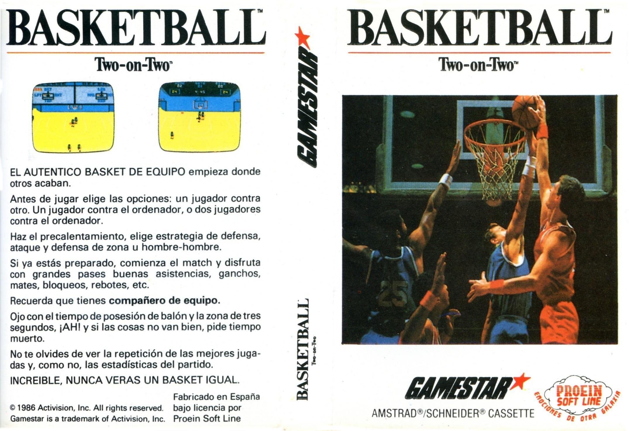 Caratula de Gba Championship Basketball: Two On Two para Amstrad CPC
