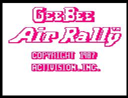 Pantallazo de Gee Bee Air Rally para Amstrad CPC